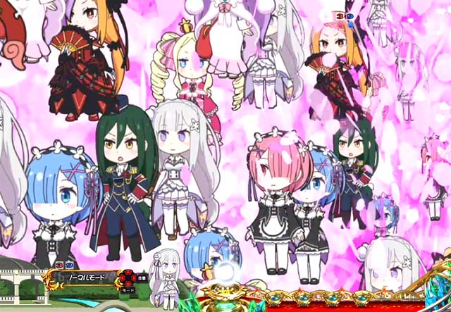 ぱちんこ・リゼロ・リーチ前予告・群予告