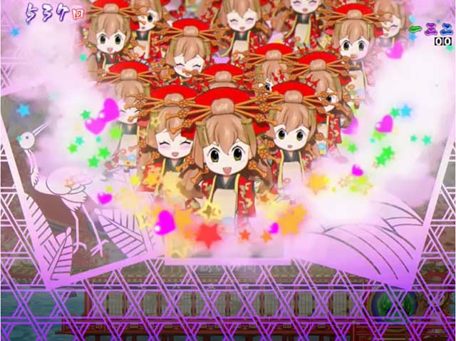 春一番恋絵巻・リーチ前予告・はるりん群予告