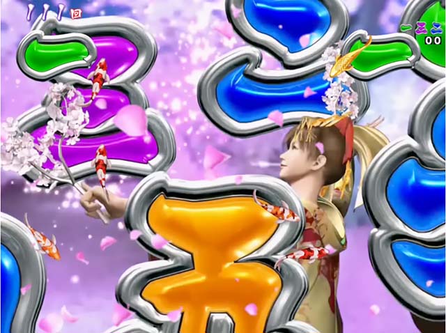 春一番恋絵巻・桜枝の舞（春風）