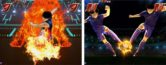 キャプテン翼石崎・シュート演出