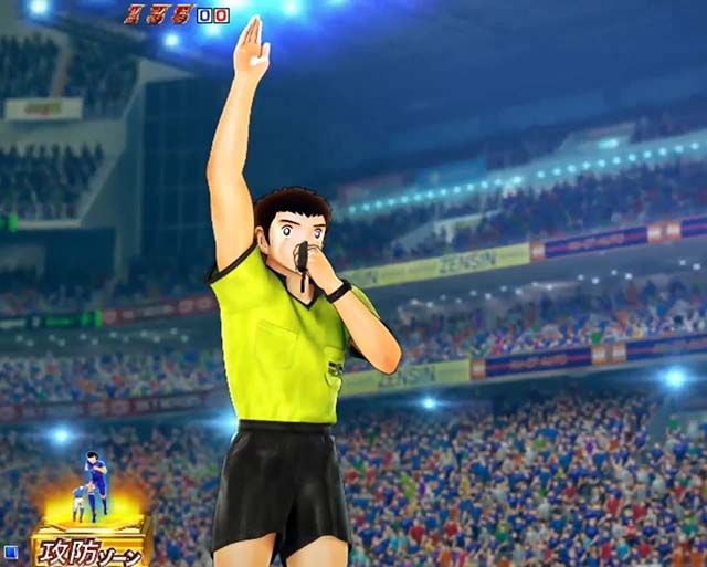 キャプテン翼石崎・審判登場