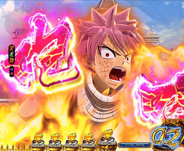 ぱちんこ・フェアリーテイル2・ナツ攻撃予告