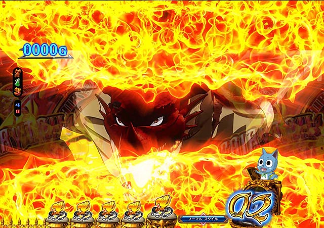 ぱちんこ・フェアリーテイル2・イグニールvsアクノロギア発展あおり