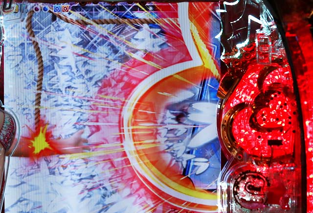 ジューシーハニー3・爆弾役物LED予告