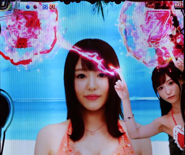 ジューシーハニー3・テンパイ図柄昇格予告