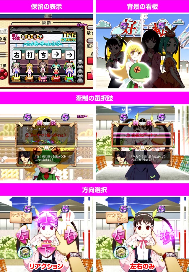 ぱちんこ・物語セカンドシーズン・こよみチャレンジ・指闘ノ儀