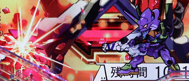 新世紀エヴァンゲリオン決戦プレミアムモデル・リーチ前予告・コア予告