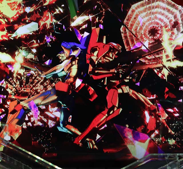 新世紀エヴァンゲリオン決戦プレミアム・決戦ステージ中・攻撃アクション予告