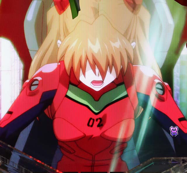 新世紀エヴァンゲリオン決戦プレミアム・決戦ステージ中・作戦系リーチ＜不屈＞