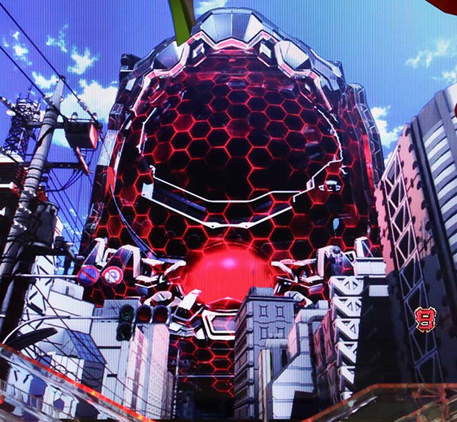 新世紀エヴァンゲリオン決戦プレミアム・決戦ステージ中・作戦系リーチ＜参戦＞