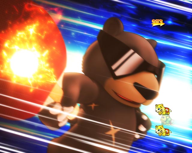 野生の王国GO・卓球リーチ