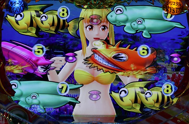 大海物語4アグネスラム・マリンちゃんリーチ