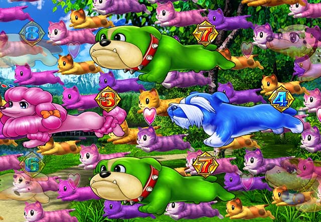 わんわんパラダイスV（5）・わんわんモード・猫群予告