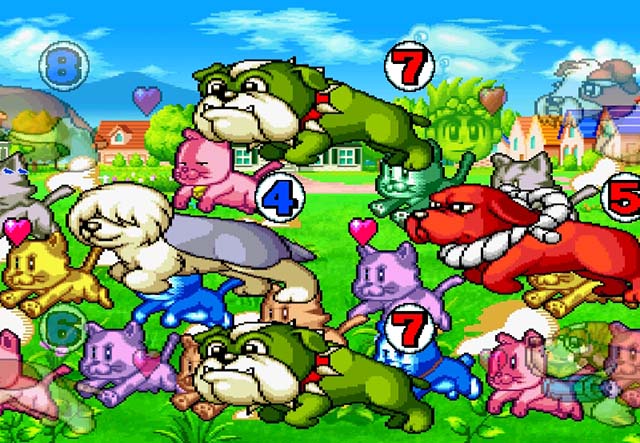 わんわんパラダイスV（5）・初代モード・猫群予告