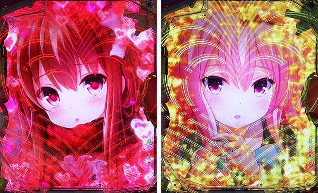 パチンコガールフレンド（仮）ガルフレ・リーチ前予告（背景共通）