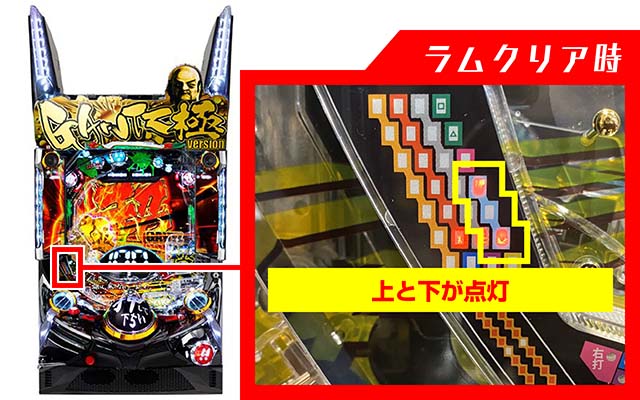 ぱちんこガンツ極（GANTZ）・ラムクリア・ランプ判別