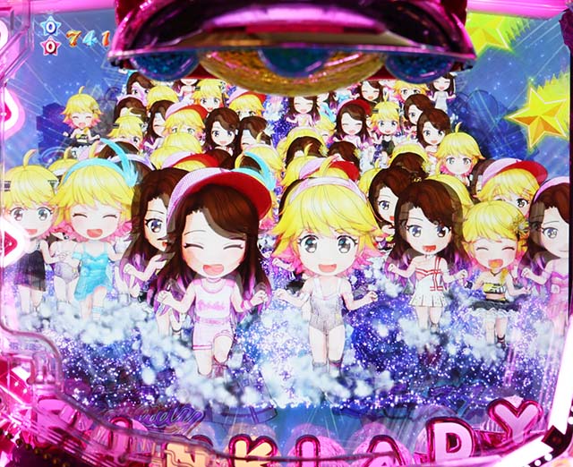 P(ぱちんこ)ピンクレディー・注目演出・ピンク・レディー群予告