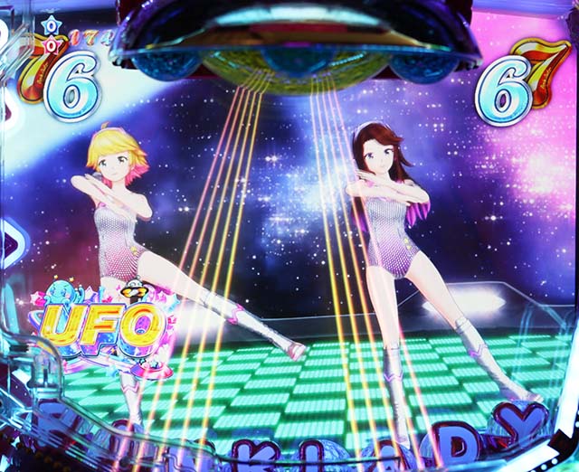 P(ぱちんこ)ピンクレディー・ダブルSPリーチ・UFOリーチ