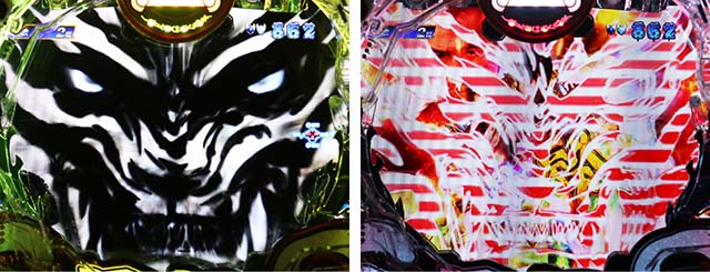 ぱちんこ牙狼月虹ノ旅人・リーチ前予告