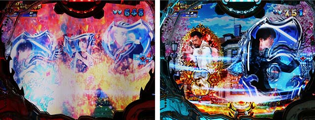 ぱちんこ牙狼月虹ノ旅人・リーチ前予告