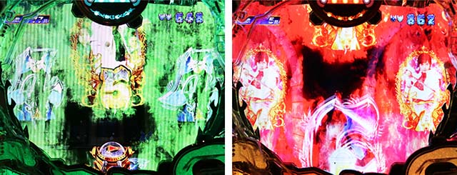 ぱちんこ牙狼月虹ノ旅人・リーチ後予告