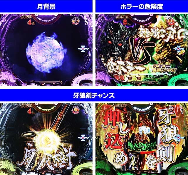 ぱちんこ牙狼月虹ノ旅人・鋼牙魔戒CHANCE中(BATTLE BONUS)