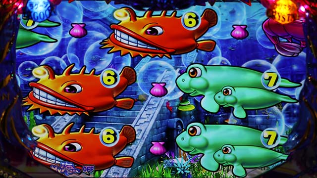 大海物語4スペシャルブラック（大海4ブラック）全ステージ共通予告・泡前兆予告