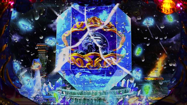 大海物語4スペシャルブラック（大海4ブラック）クリスタルステージ専用予告・天候予告