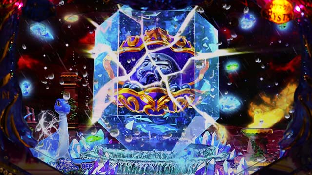 大海物語4スペシャルブラック（大海4ブラック）クリスタルステージ専用予告・ネッシィ予告