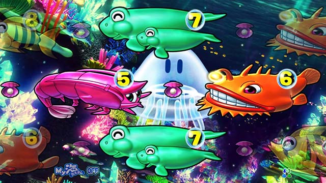 大海物語4スペシャルブラック（大海4ブラック）カウントダウンゾーン（41〜50回転）