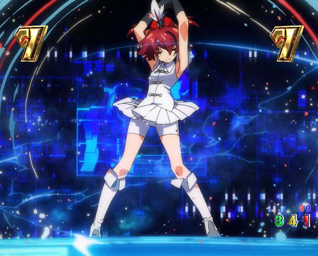 ぱちんこビビッドレッドオペレーション（ビビオペ）・リーチ後予告