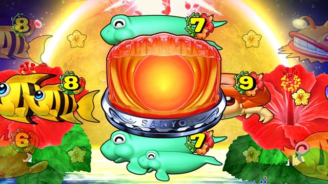 スーパー海物語IN沖縄5（沖海5）・ハイビスカスモード