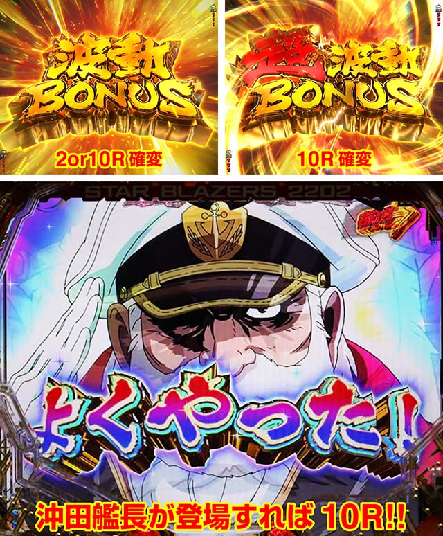 ぱちんこ宇宙戦艦ヤマト2202愛の戦士たち・大当り