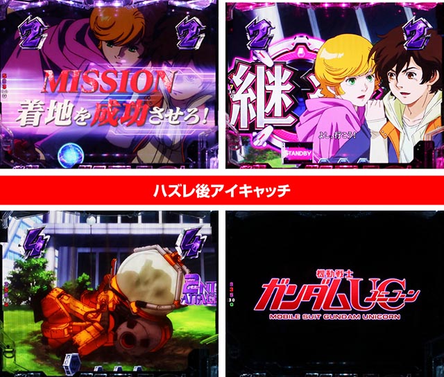 ぱちんこ機動戦士ガンダムユニコーン（UC）・トロハチ着地ミッション