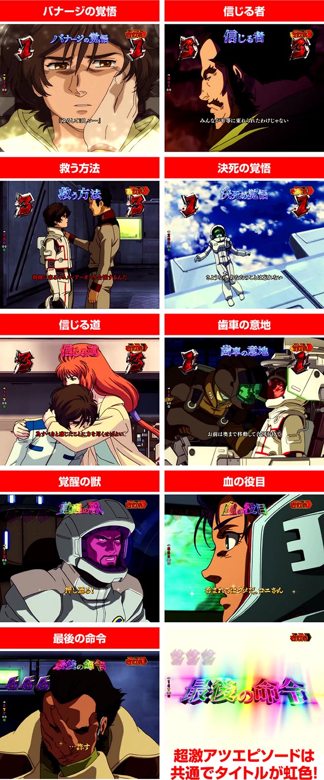 ぱちんこ機動戦士ガンダムユニコーン（UC）・エピソードリーチ