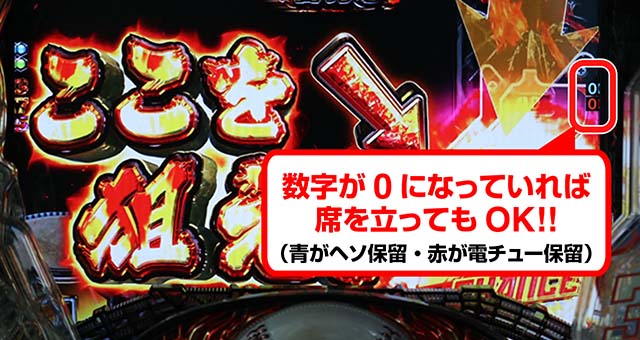 ぱちんこ巨人の星一球入魂3000・右打ち中の止め打ち&休憩タイミング