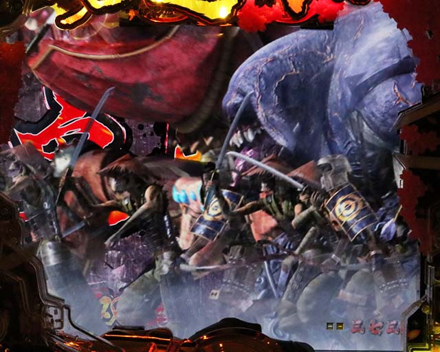 ぱちんこ新鬼武者DAWNOFDREAMS・リーチ後予告