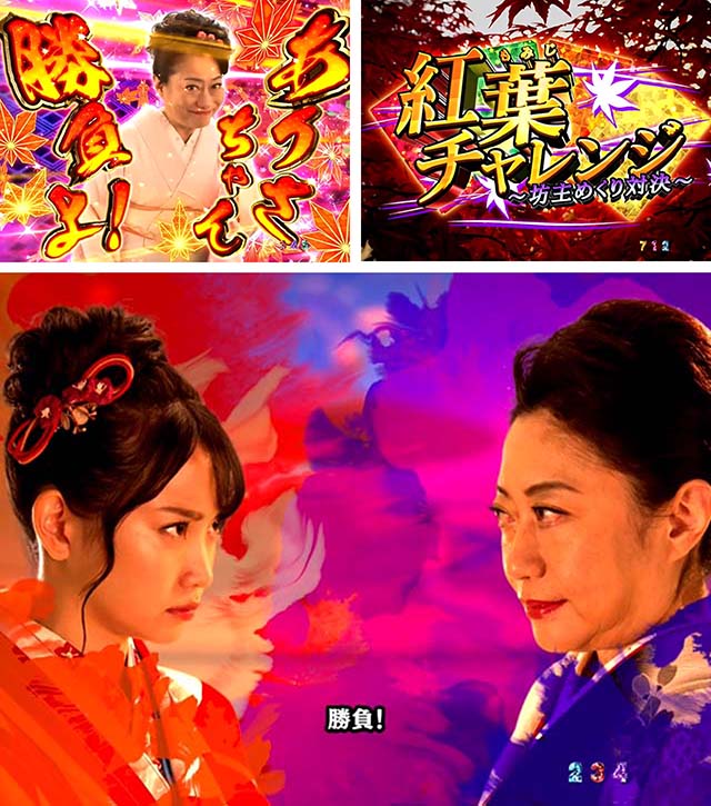 火曜サスペンス劇場最後の推理(ぱちんこ)・紅葉チャレンジ