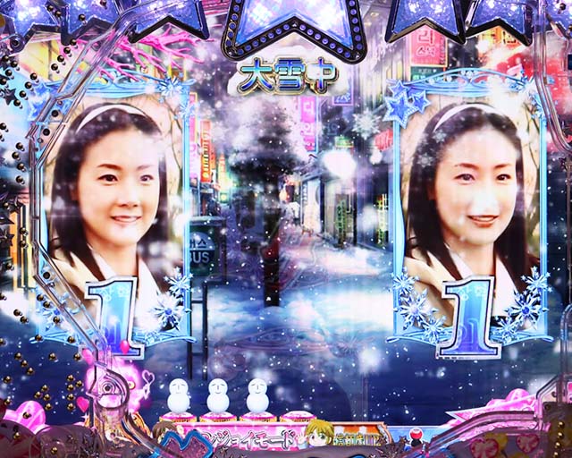 冬のソナタFOREVER・リーチ後予告・リーチボイス予告