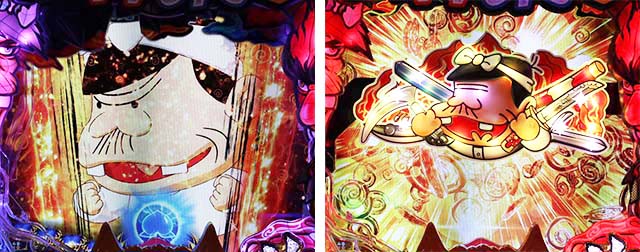 ぱちんこ神天才バカボン神SPEC(天才バカボン6)・リーチ前予告