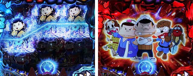 ぱちんこ神天才バカボン神SPEC(天才バカボン6)・リーチ前予告