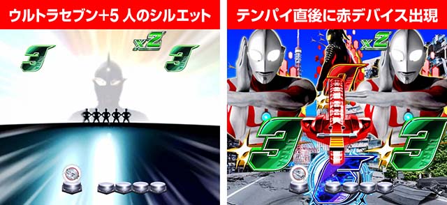 ぱちんこウルトラ6兄弟甘デジ・演出法則