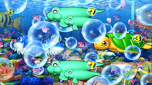 スーパー海物語IN沖縄5（沖海5）・海モード・泡予告