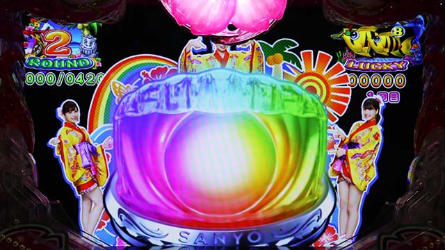 スーパー海物語IN沖縄5（沖海5）・ラウンド中昇格演出