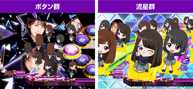 ぱちんこ乃木坂46・リーチ後予告