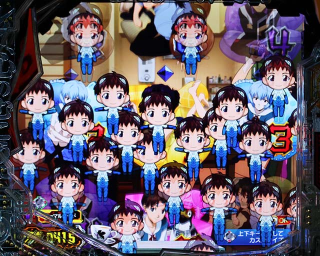 新世紀エヴァンゲリオン〜未来への咆哮〜（ぱちんこエヴァ15）・リーチ後予告