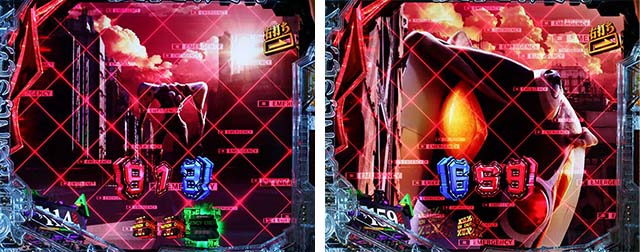 新世紀エヴァンゲリオン〜未来への咆哮〜（ぱちんこエヴァ15）・IMPACT MODE中（前兆予告）