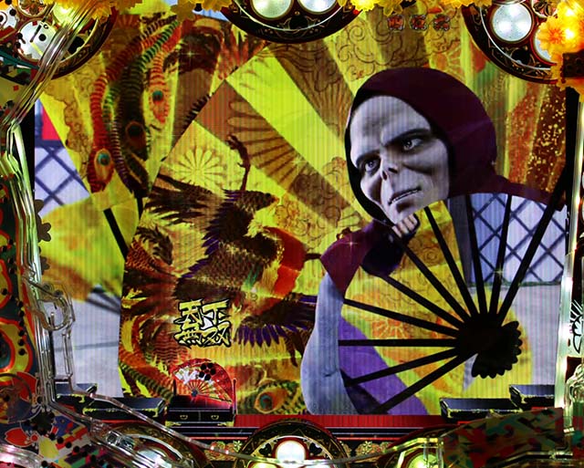 花の慶次漆黒通常時リーチ前＆後予告信頼度（モード共通）・金系演出