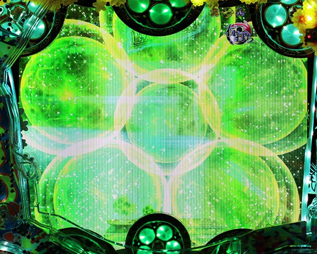 花の慶次漆黒・梅鉢紋演出