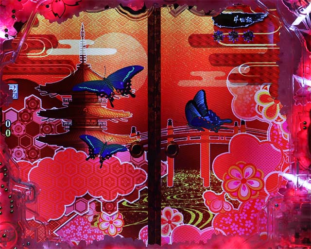 ぱちんこ・真花の慶次3・リーチ後予告(モード共通)